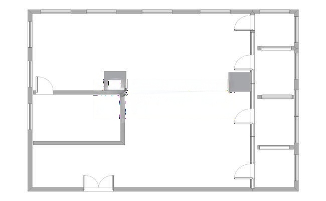 方正大厦 172m²办公室 2.7元/m²/天 精品装修