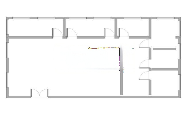 东方万国企业中心 197m²办公室 4.1元/m²/天 精品装修