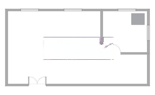 中惠广场 62m²办公室 2.3元/m²/天 精品装修